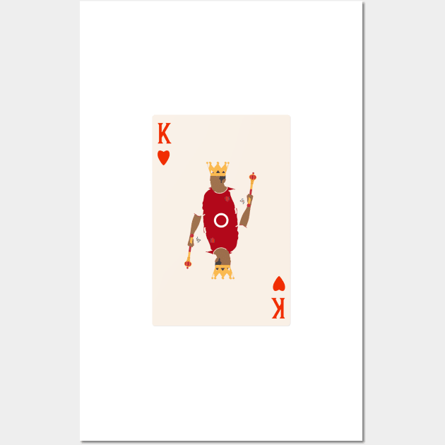 King of Hearts playing card Wall Art by scotmccormack